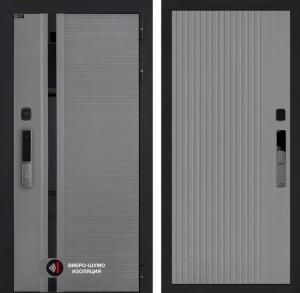 Входная дверь Пиано Смарт 2.0 панель 29 — Серый рельеф софт купить в Москве