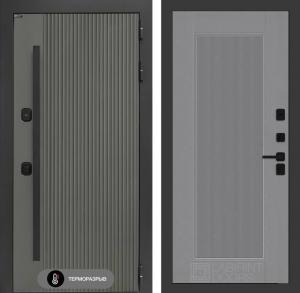 Входная дверь Термолаб 1 тепло 30 — Серый рельеф софт купить в Москве