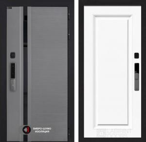 Входная дверь Пиано Смарт 2.0 панель 27 — Эмаль RAL 9003 купить в Москве