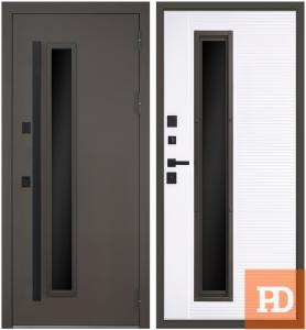 Стальная дверь «Barone» с окном (терморазрыв 3к) купить в Москве