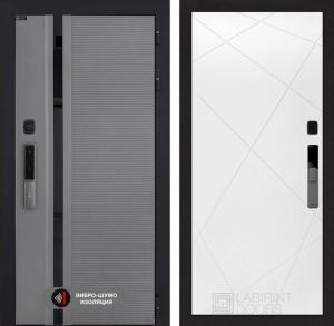 Входная дверь Пиано Смарт 2.0 панель 24 — Белый софт купить в Москве