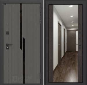 Входная дверь Карбон с зеркалом Максимум — Венге купить в Москве