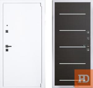 Входная дверь Арма Сити Вайт 21 Венге поперечный купить в Москве