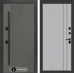Входная дверь Термолаб 1 тепло 10 — Серый рельеф софт купить в Москве