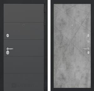 Входная дверь Арт 24 — Бетон светлый купить в Москве