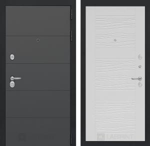 Входная дверь Арт 06 — Белое дерево купить в Москве