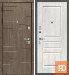 Входная дверь STR Домино Версаль 2 дуб жемчужный купить в Москве