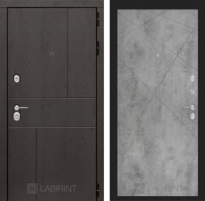 Входная дверь Урбан 24 — Бетон светлый купить в Москве