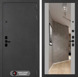 Входная дверь Соналаб с зеркалом Максимум — Грей софт купить в Москве