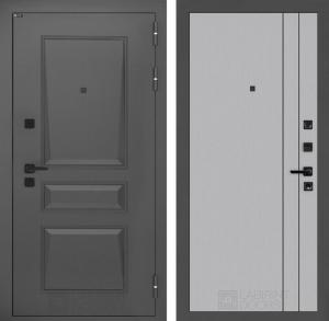 Входная дверь Орлеан 10 — Серый рельеф софт купить в Москве