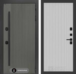 Входная дверь Термолаб 1 тепло 29 — Белый рельеф софт купить в Москве