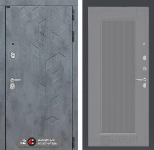 Входная дверь Бетон 30 — Серый рельеф софт купить в Москве