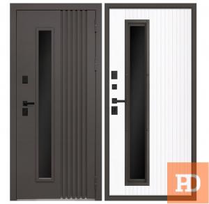 Стальная дверь «Arteon» с окном (терморазрыв 3к) купить в Москве