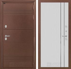 Входная дверь Термо Лайт 10 — Белый рельеф софт купить в Москве