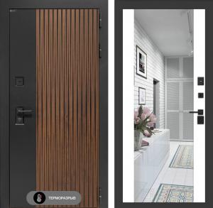 Входная дверь Айслаб с зеркалом Максимум — Белый софт купить в Москве