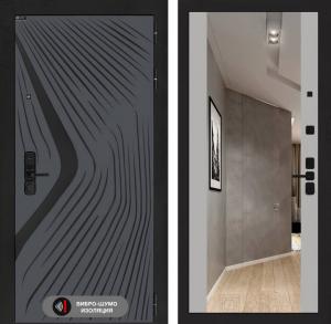 Входная дверь Леолаб с Зеркалом Максимум — Грей софт купить в Москве