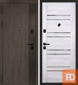 Входная дверь STR Вертикаль Ривьера айс купить в Москве