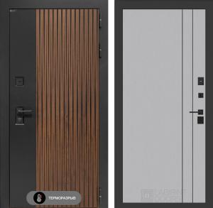 Входная дверь Айслаб 10 — Серый рельеф софт купить в Москве