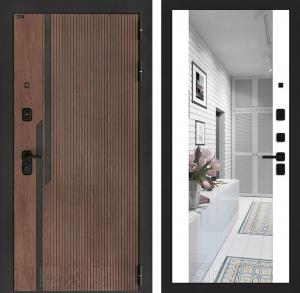 Входная дверь Кармина с Зеркалом Максимум — Белый софт купить в Москве