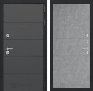 Входная дверь Арт 21 — Бетон светлый купить в Москве