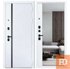 Стальная дверь «Ливерпуль с зеркалом» купить в Москве