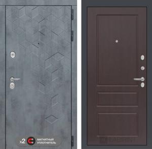 Входная дверь Бетон 03 — Орех премиум купить в Москве