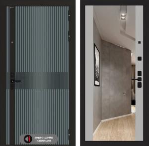 Входная дверь Иссида с Зеркалом Максимум — Грей софт купить в Москве