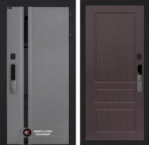 Входная дверь Пиано Смарт 2.0 панель 03 — Орех премиум купить в Москве