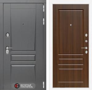 Входная дверь Платинум 03 — Орех бренди купить в Москве