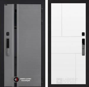 Входная дверь Пиано Смарт 2.0 панель 21 — Белый софт купить в Москве