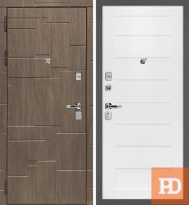 Входная дверь STR Домино Техно 708 Белоснежный купить в Москве