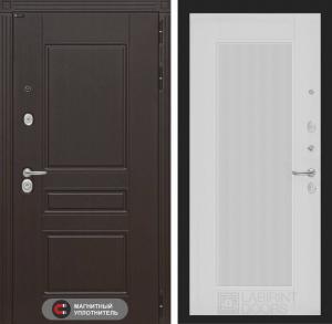 Входная дверь Мегаполис 30 — Белый рельеф софт купить в Москве