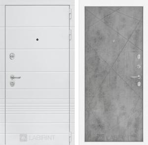 Входная дверь Трендо 24 — Бетон светлый купить в Москве