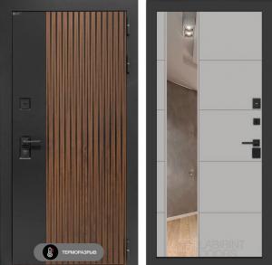 Входная дверь Айслаб с зеркалом 19 — Грей софт купить в Москве