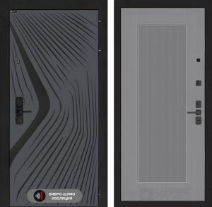 Входная дверь Леолаб 30 — Серый рельеф софт купить в Москве