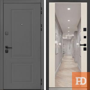 Входная дверь MXK-2 зеркало 2 софт шампань купить в Москве