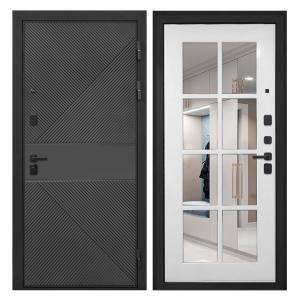 Профит ФЛ-613 черный (крашеный) ФЛЗ Англия ЗЕРКАЛО Ясень белый Силк купить в Москве