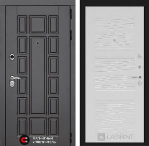 Входная дверь Нью-Йорк 06 — Белое дерево купить в Москве