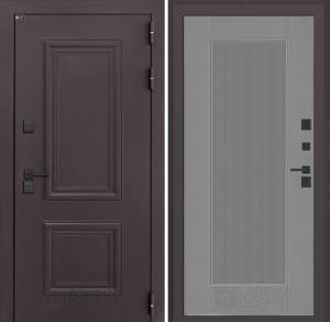 Входная дверь Полярис лайт 30 — Серый рельеф софт купить в Москве