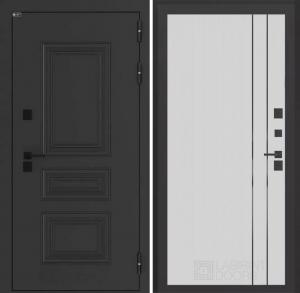 Входная дверь Аляска Лайт 10 — Белый рельеф софт купить в Москве