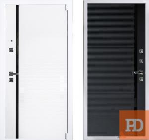 Входная дверь Арма Гранд Вайт 14 шагрень чёрная купить в Москве