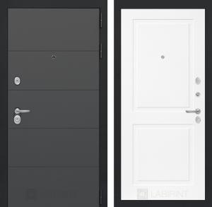 Входная дверь Арт 11 — Белый софт купить в Москве