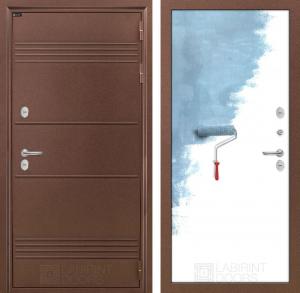 Входная дверь Термо Лайт 28 — Грунт под покраску купить в Москве