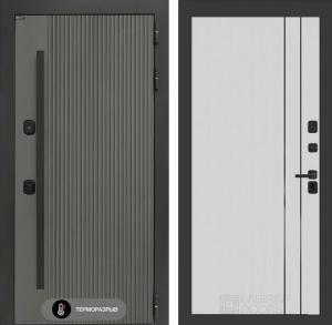 Входная дверь Термолаб 1 тепло 10 — Белый рельеф софт купить в Москве