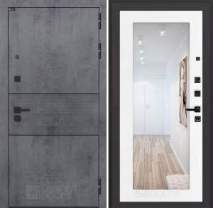 Входная дверь Инфинити с Зеркалом 18 — Белое дерево купить в Москве