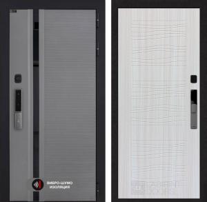 Входная дверь Пиано Смарт 2.0 панель 06 — Сандал белый купить в Москве