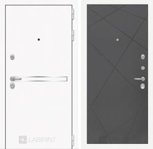 Входная дверь Лайн Вайт 24 — Графит софт купить в Москве