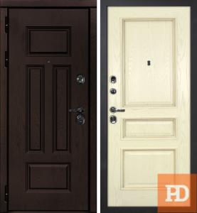 Входная дверь STR Э-2 Ясень Бисквит купить в Москве