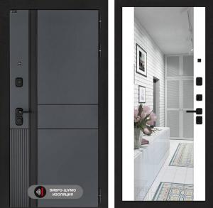 Входная дверь Эволаб с зеркалом Максимум — Белый софт купить в Москве