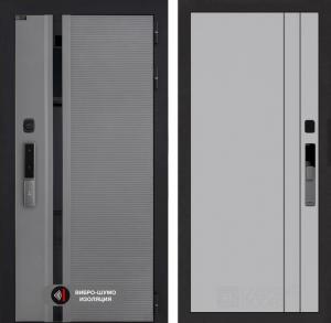 Входная дверь Пиано Смарт 2.0 панель 10 — Серый рельеф софт купить в Москве